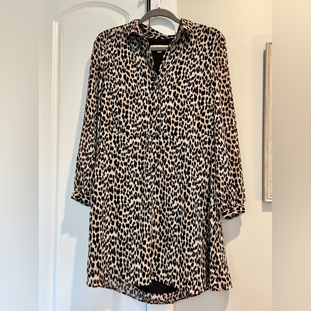 Loft Leopard Print Dress